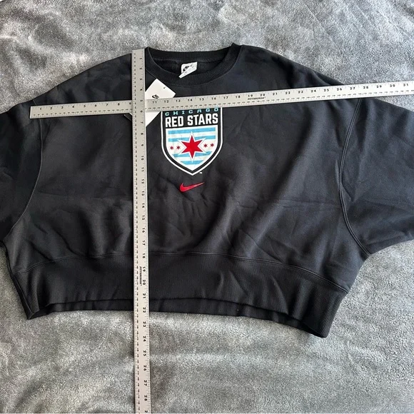Nike Chicago Red Stars Oversized Fit Crewneck Sweatshirt Women’s M NWSL Soccer - Picture 8 of 10